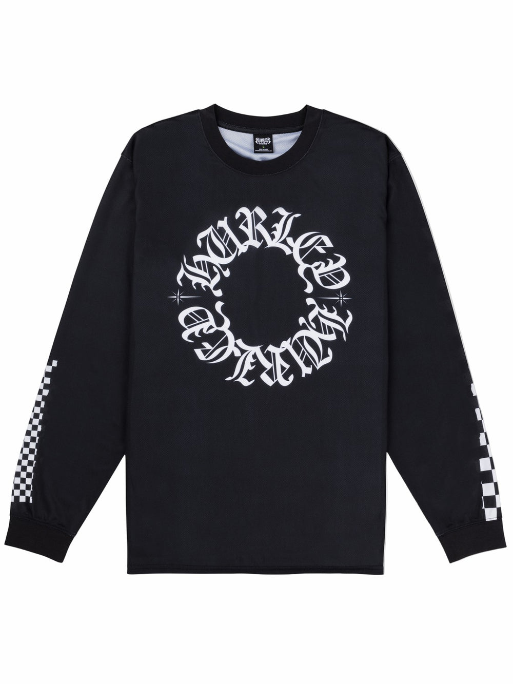 Hurley x Travis Barker Check Out Long Sleeve Jersey | Hurley - BLACK