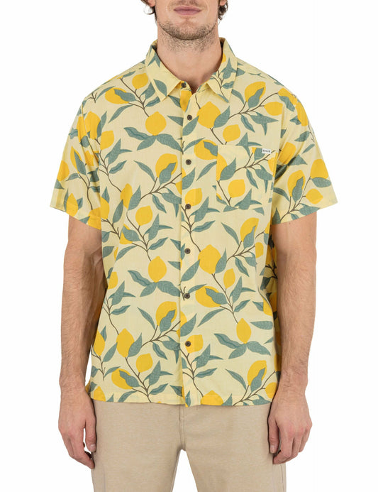 Rincon Short Sleeve Printed Shirt | Hurley - PINEAPPLE