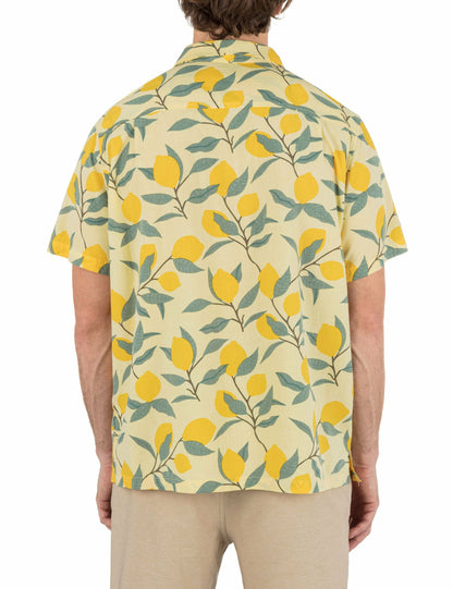 Rincon Short Sleeve Printed Shirt | Hurley - PINEAPPLE