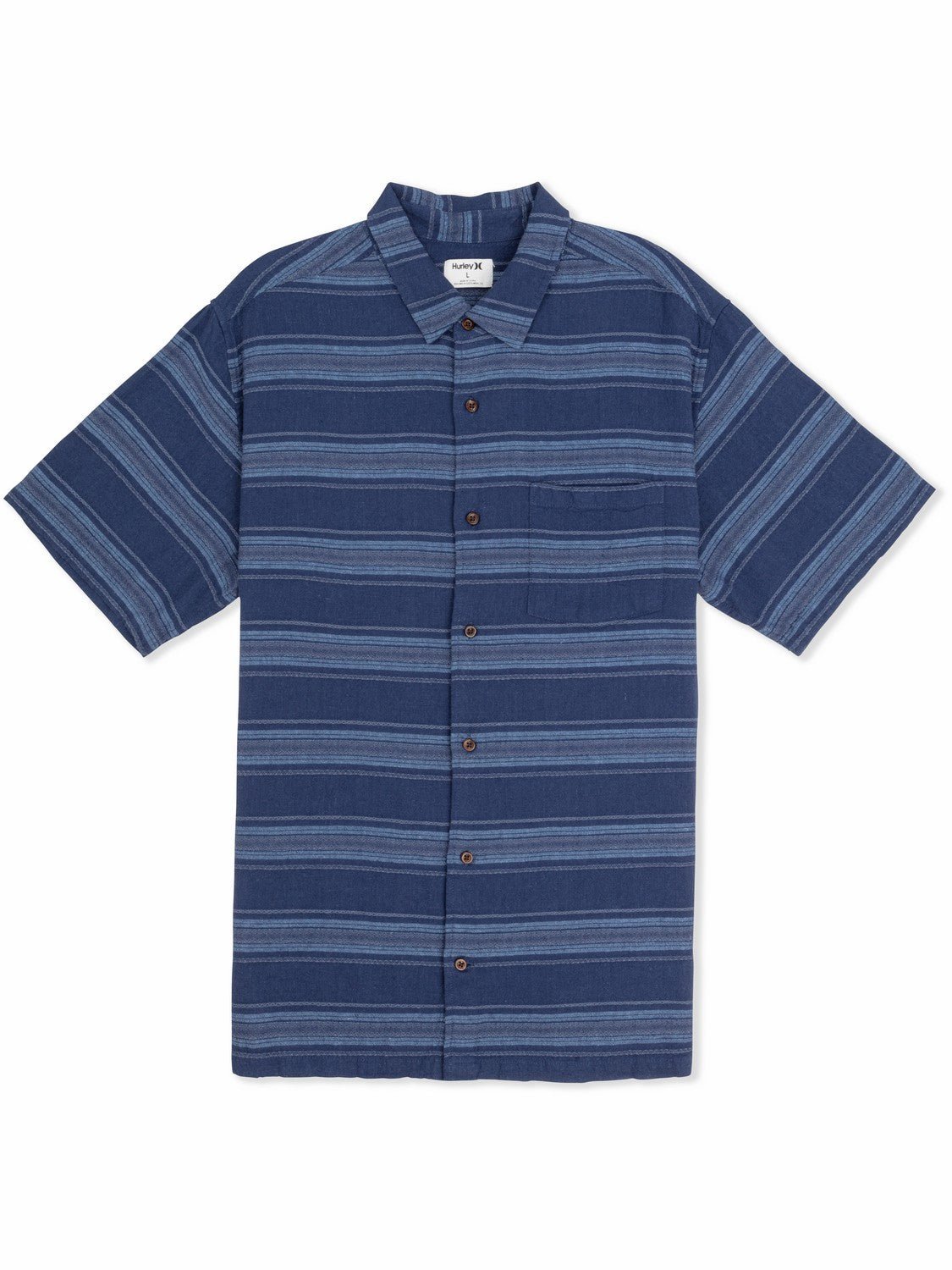 Oceanside Short Sleeve Shirt | Hurley - FOUNTAIN BLUE
