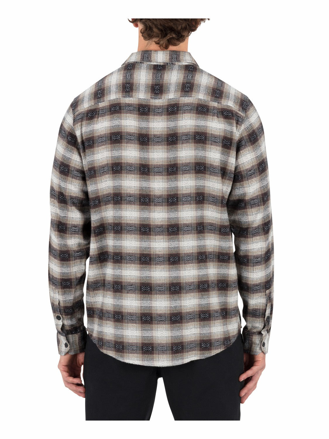 Portland Stretch Flannel Long Sleeve | Hurley - Black