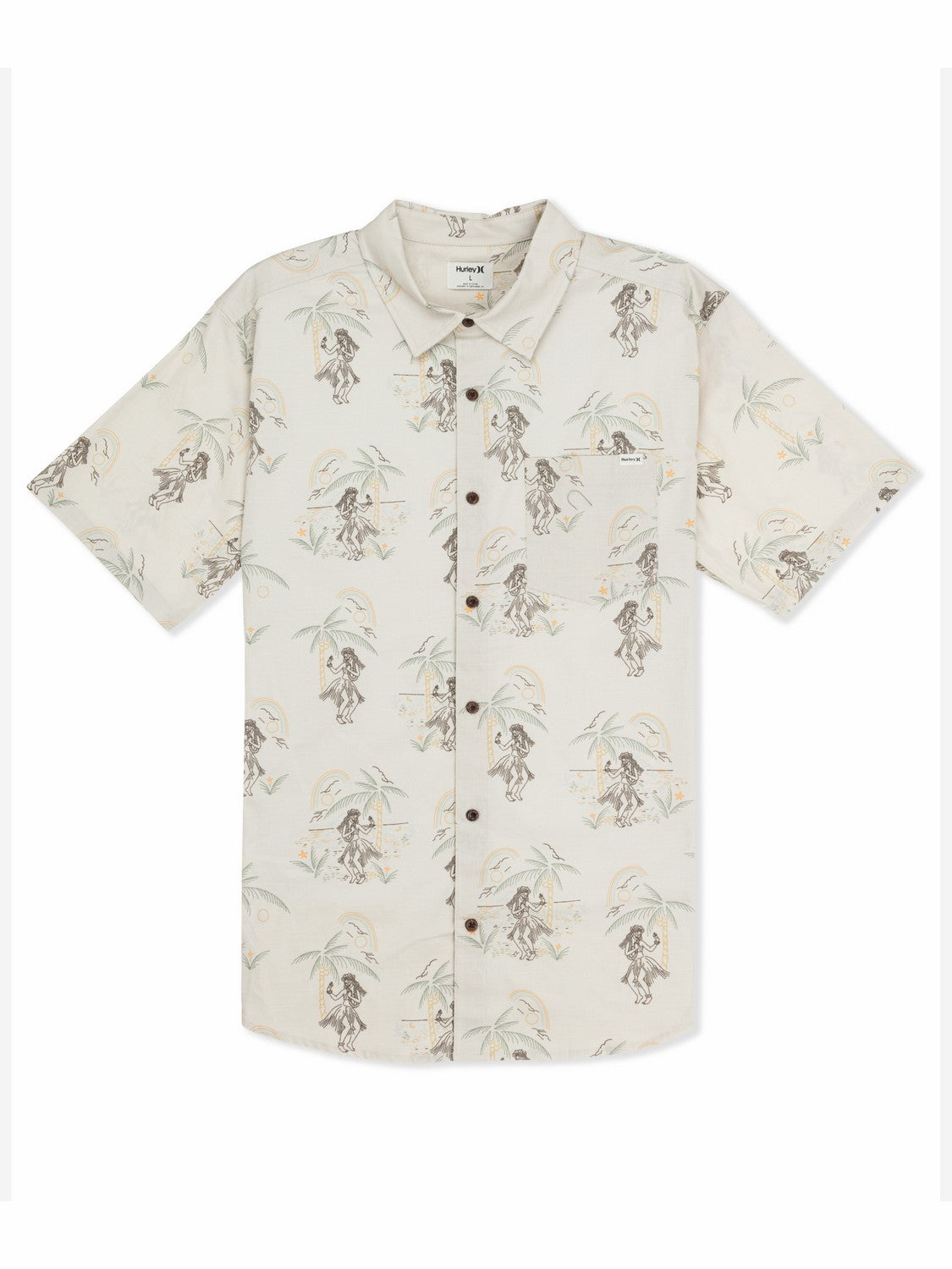 Lido Stretch Short Sleeve | Hurley - Bone 2