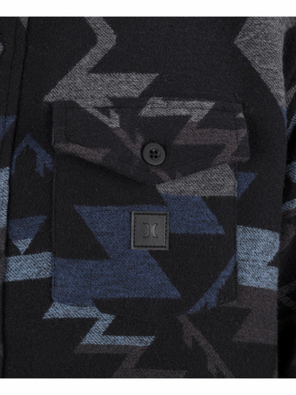 Santa Cruz Jacquard Long Sleeve | Hurley - Black