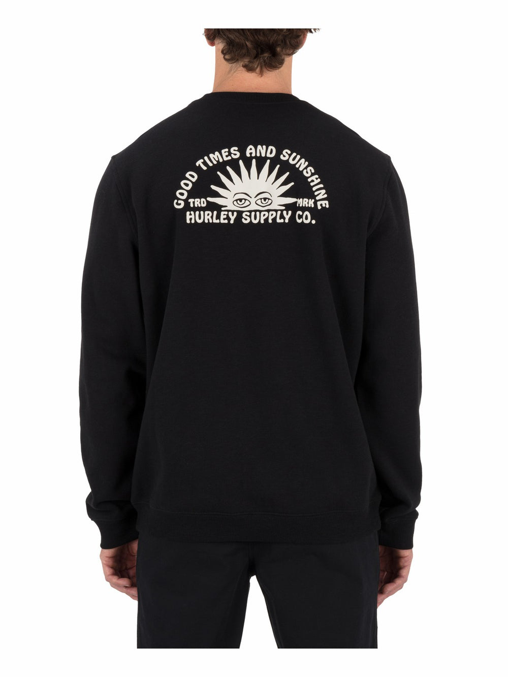 Sunshine Slub Crew Sweatshirt | Hurley - Black