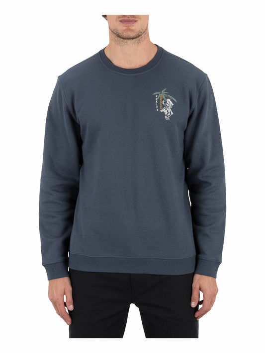 Hula In Paradise Crewneck Sweatshirt | Hurley - Iron Ore
