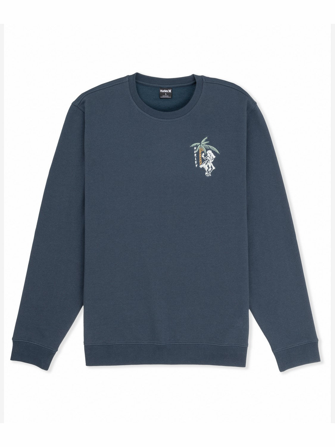Hula In Paradise Crewneck Sweatshirt | Hurley - Iron Ore
