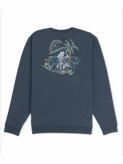 Hula In Paradise Crewneck Sweatshirt | Hurley - Iron Ore