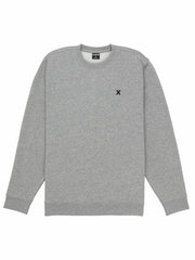Icon Long Sleeve Crew | Hurley - GREY HEATHER