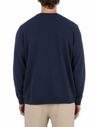 Icon Long Sleeve Crew | Hurley - DARK BLUE