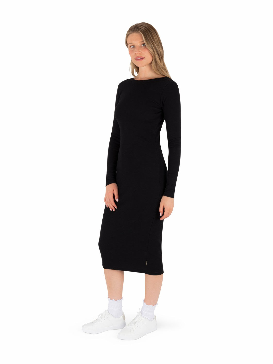 Just A Girl Long Sleeve Dress | Hurley - BLACK