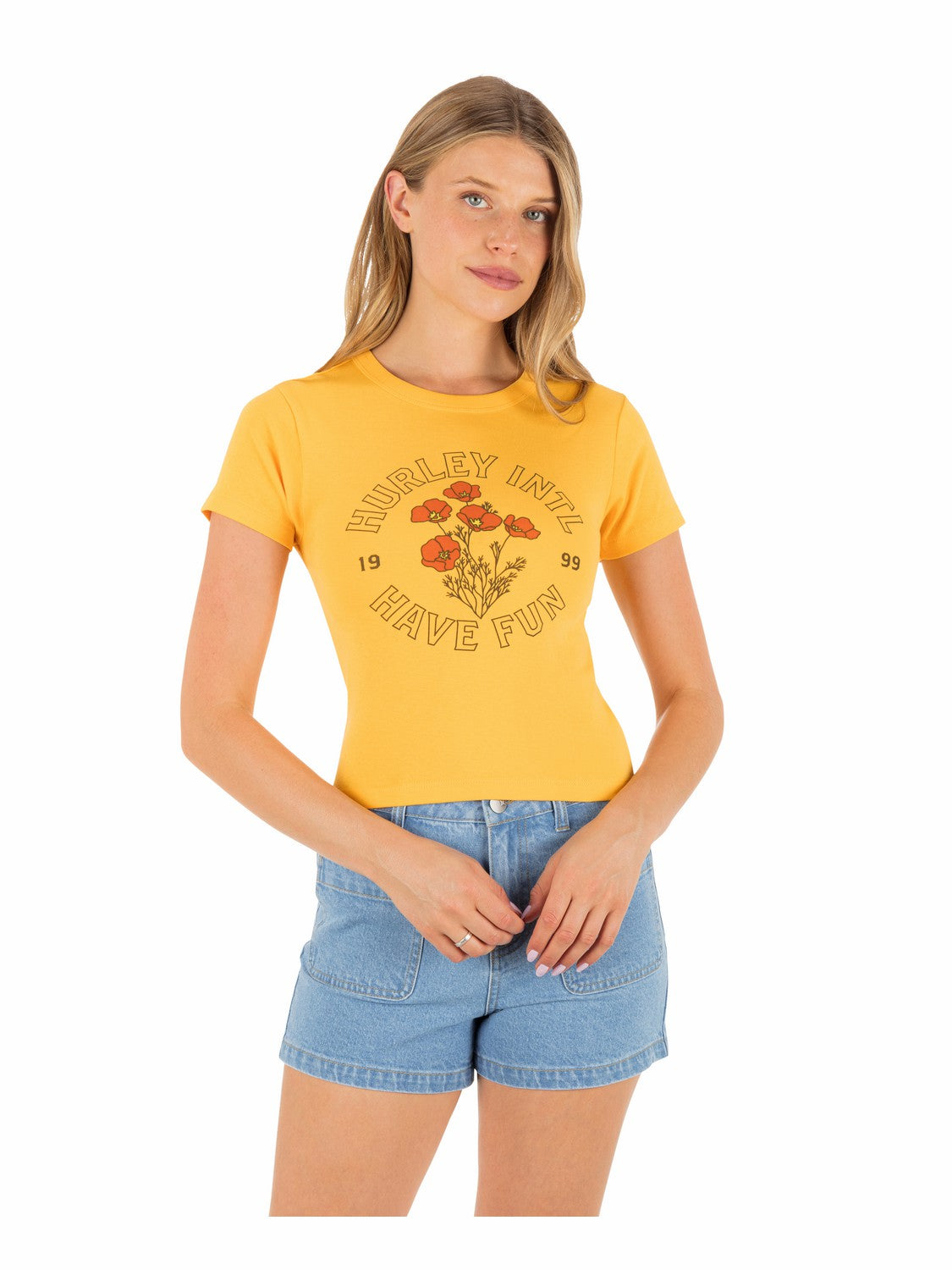Poppy Baby Tee | Hurley - Marigold