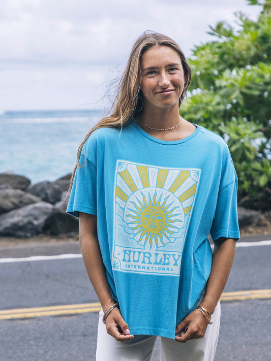 Lumina Boyfriend Tee | Hurley - Blue Moon