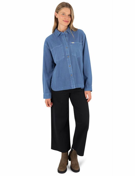 Wavy Days Overshirt | Hurley - Dutch Blue