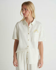 Goldie Boyfriend Short Sleeve | Hurley - Off White