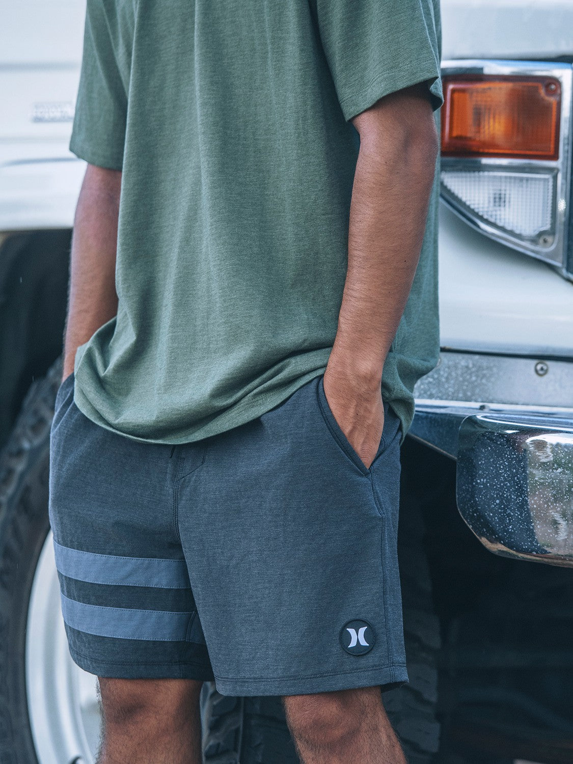 Phantom Eco Block Party Volley 17" | Hurley - Black