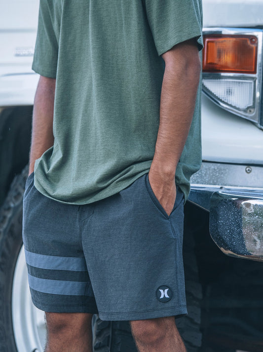 Phantom Eco Block Party Volley 17" | Hurley - Black