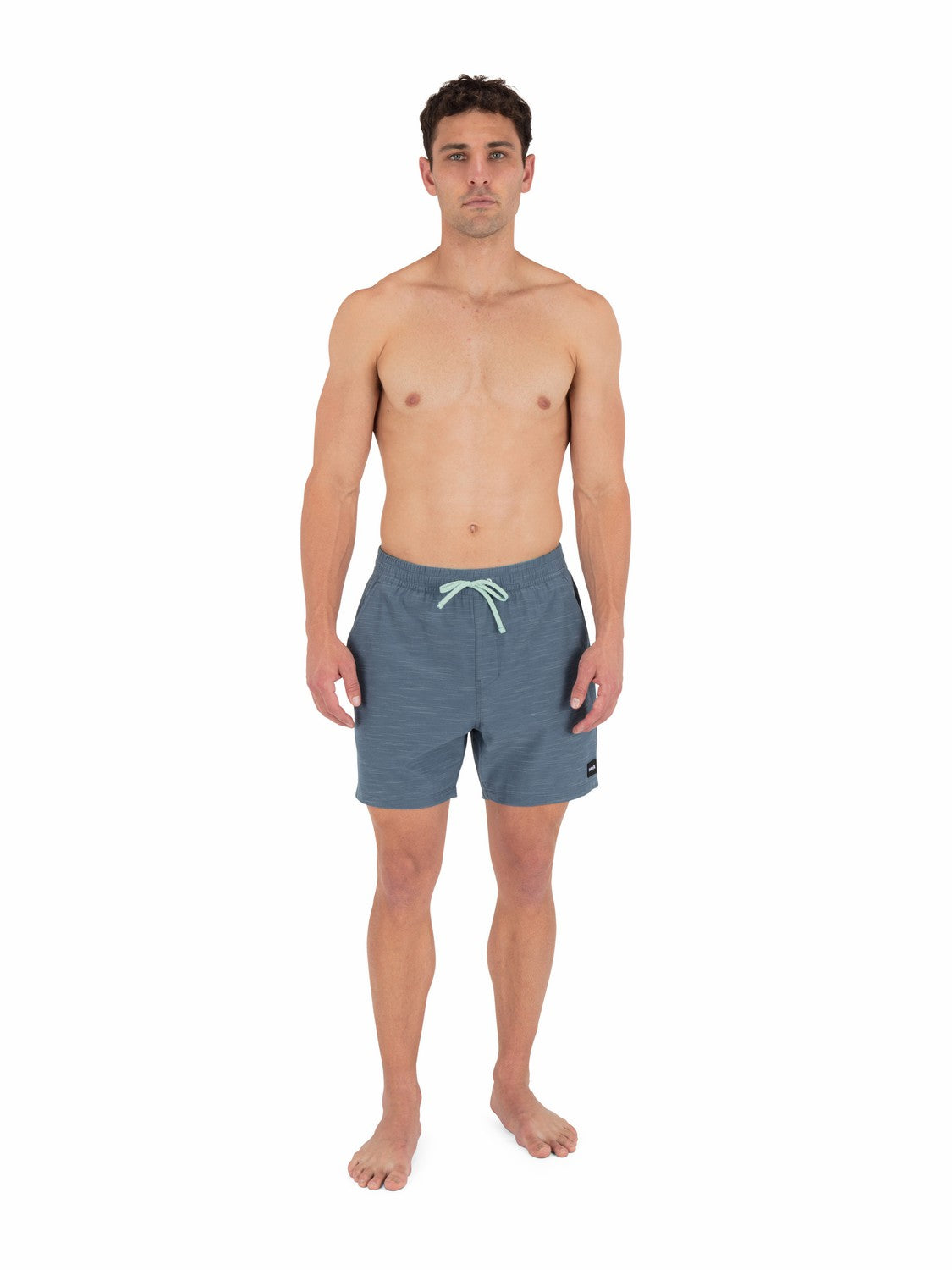 Phantom Eco Slub Lined Volley Boardshort 17" | Hurley - Grey Teal