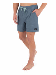 Phantom Eco Slub Lined Volley Boardshort 17" | Hurley - Grey Teal