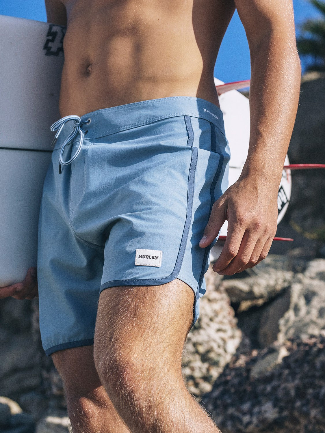 Phantom Naturals Scallop Panel 17" | Hurley - Worker Blue