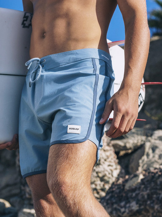 Phantom Naturals Scallop Panel 17" | Hurley - Worker Blue