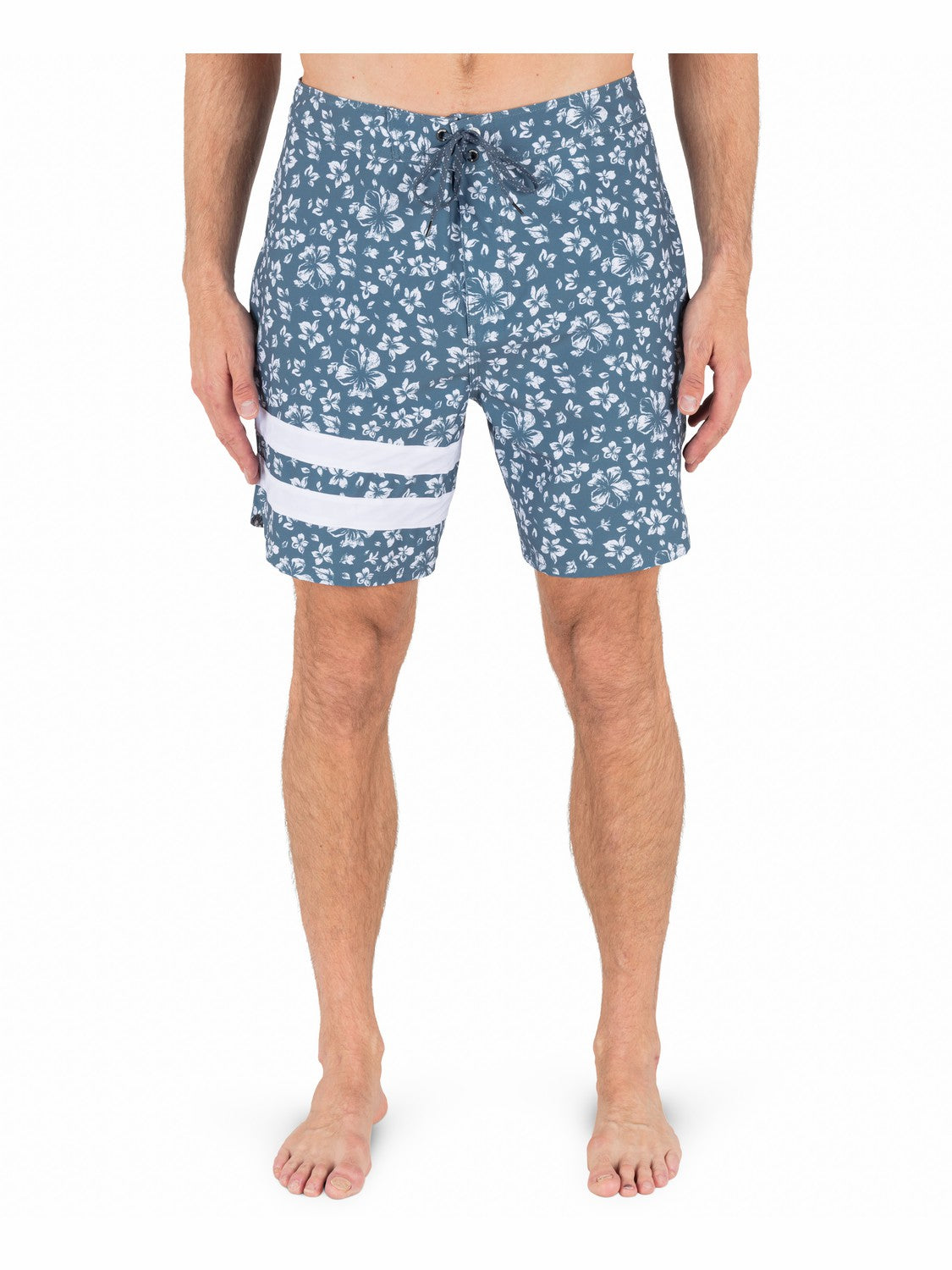 Phantom Eco Block Party 18" Boardshort | Hurley - Grey Teal