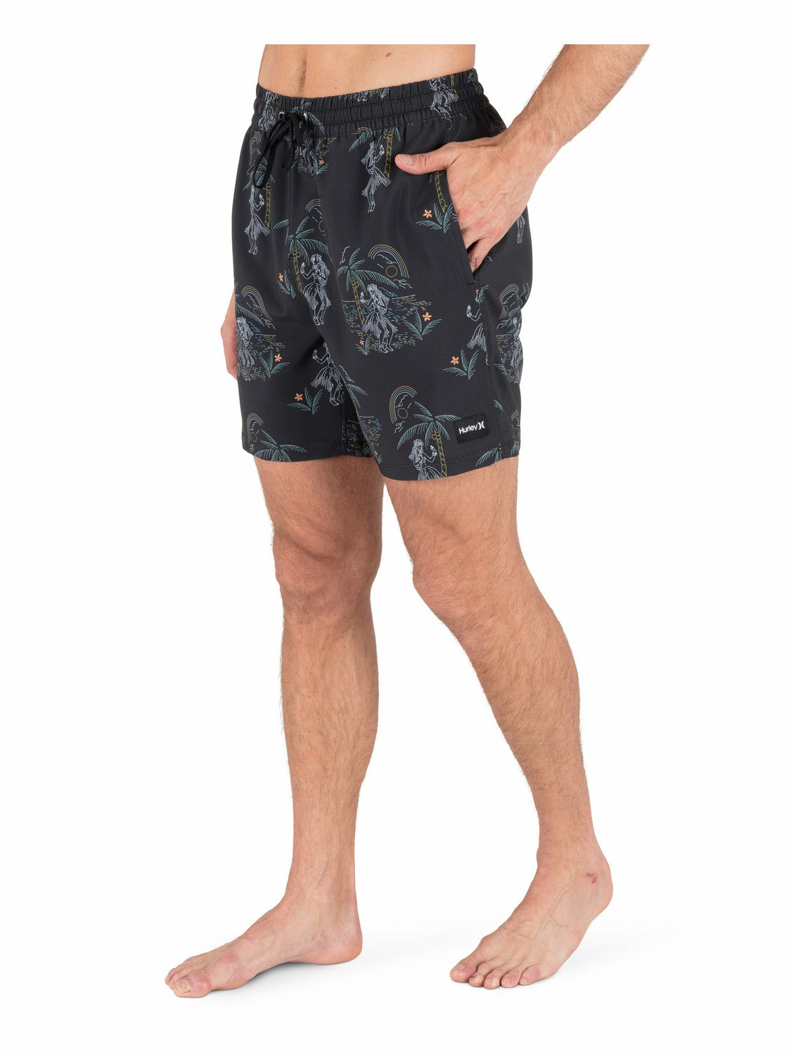 Cannonball Volley 17" Boardshort | Hurley - Black Mixed