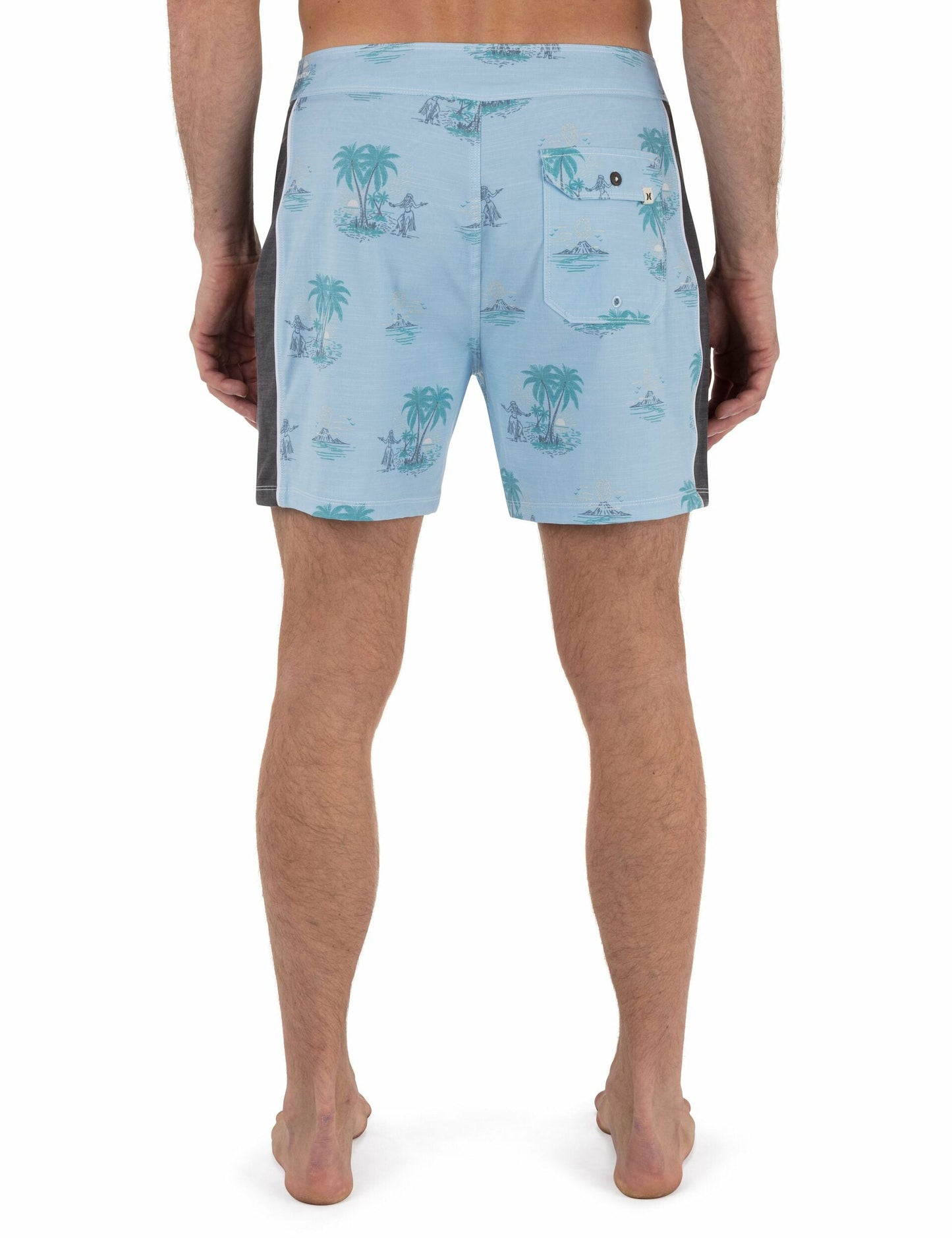 Phantom Naturals Blocked Session Boardshort 16" | Hurley - EIFEL BLUE