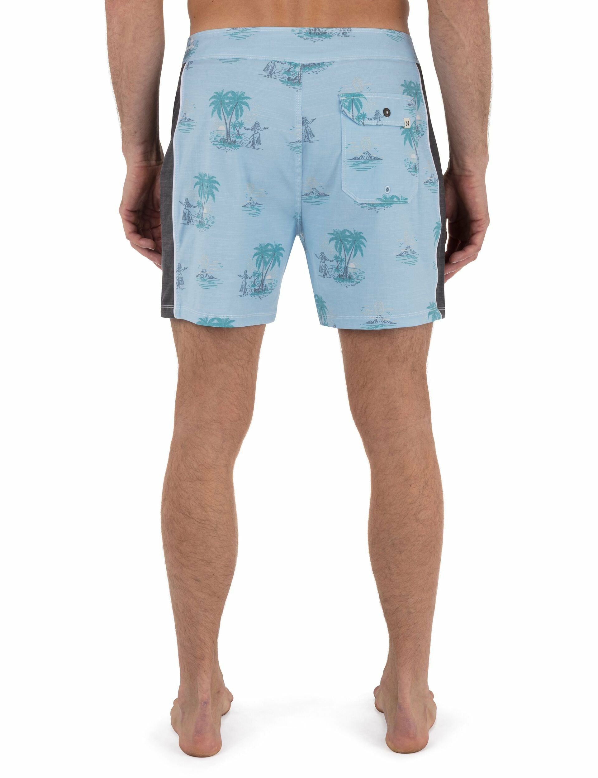 Phantom Naturals Blocked Session Boardshort 16" | Hurley - EIFEL BLUE