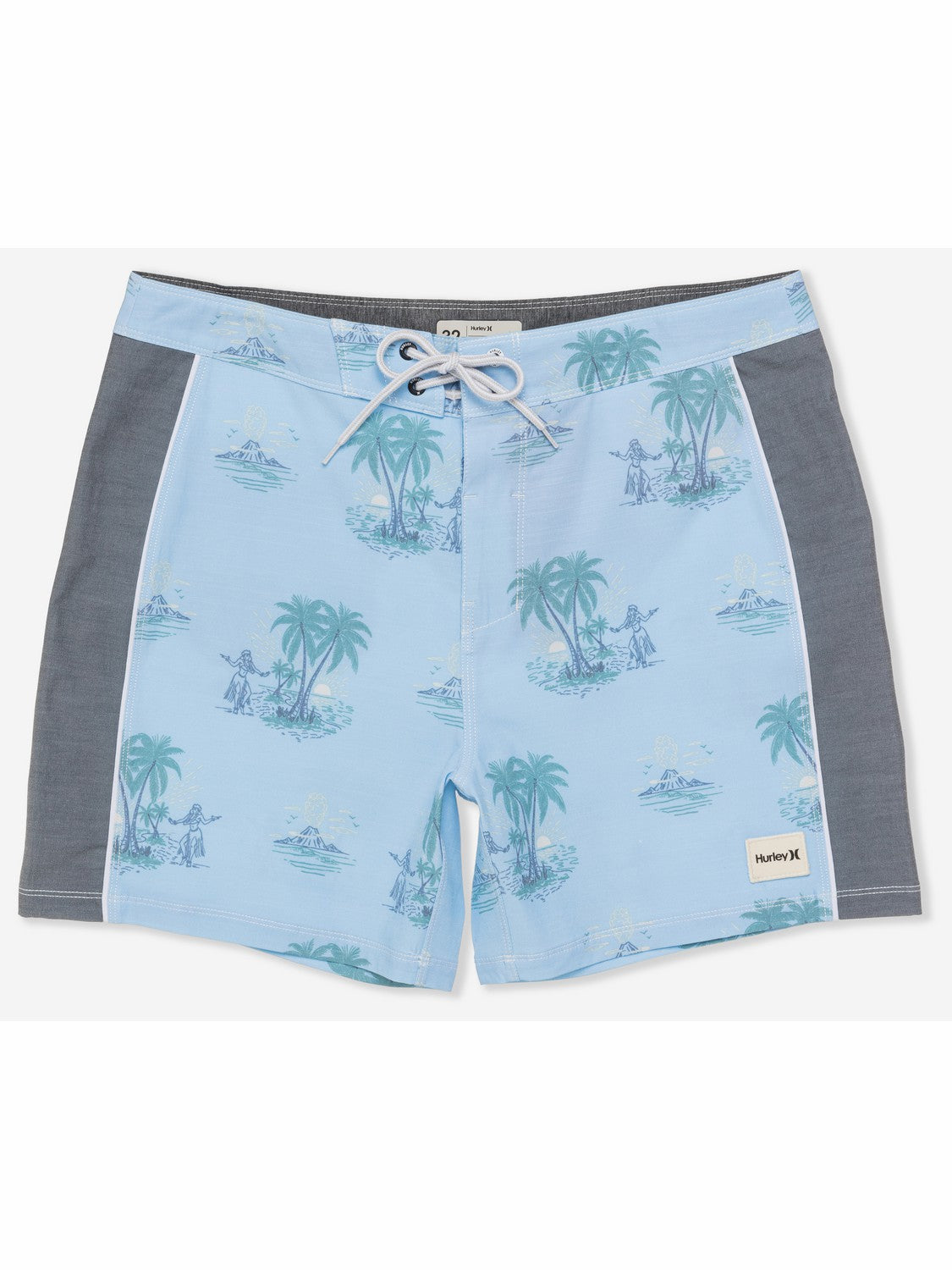 Phantom Naturals Blocked Session Boardshort 16" | Hurley - EIFEL BLUE