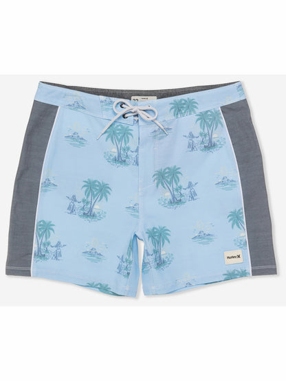 Phantom Naturals Blocked Session Boardshort 16" | Hurley - EIFEL BLUE