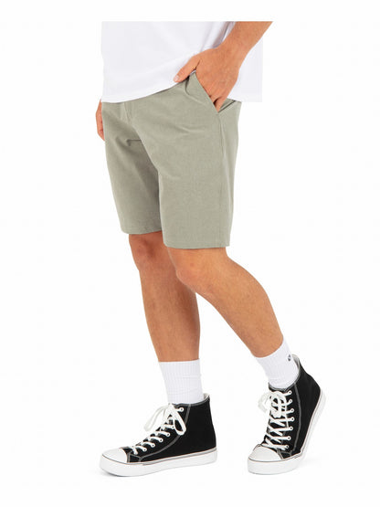 Phantom Microcheck Walkshort 20" | Hurley - Olive