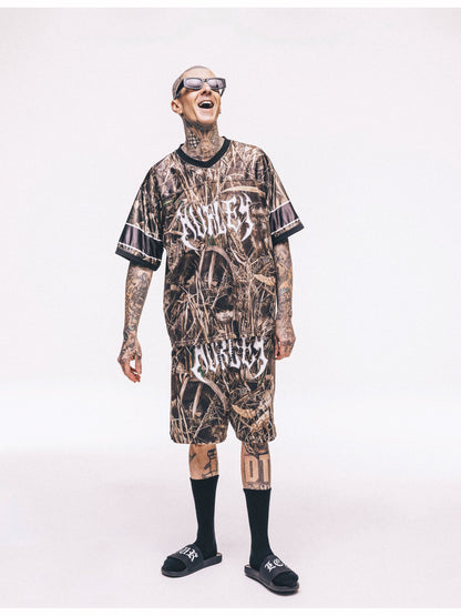 Hurley x Travis Barker Real Tree Mosh Pit Mesh Short | Hurley - Black