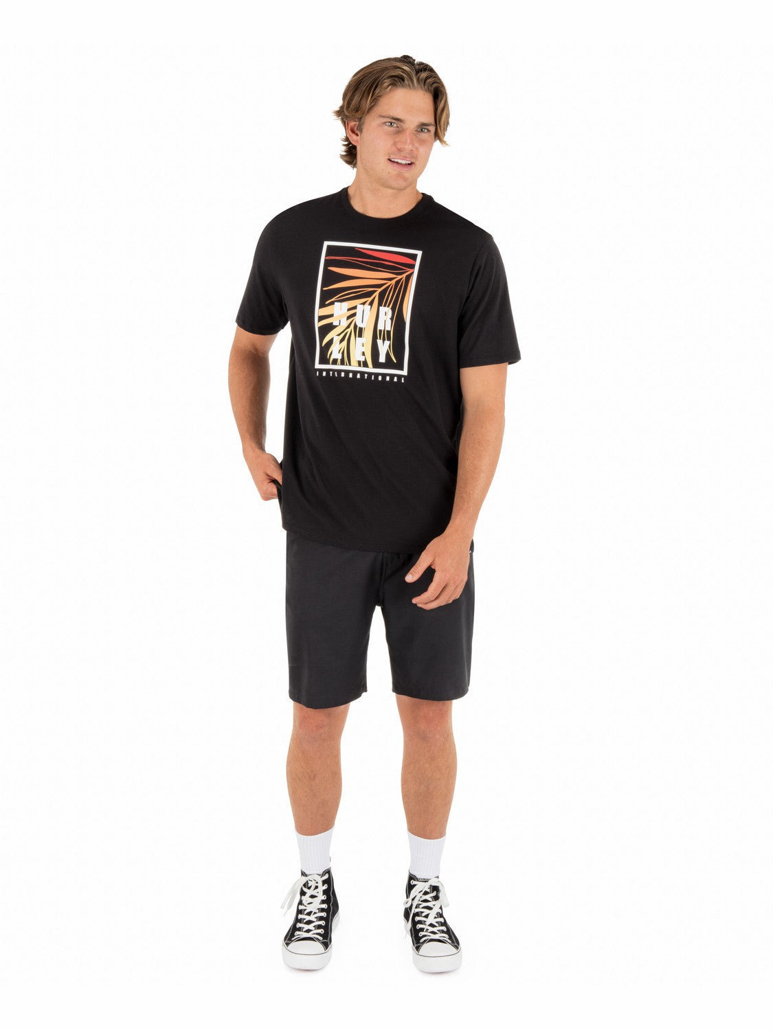 Window Tropics Short Sleeve | Hurley - Black