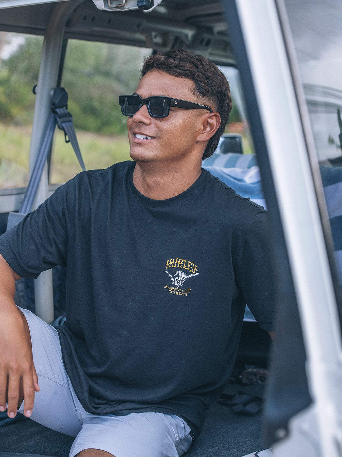 Island Time Short Sleeve | Hurley - Black