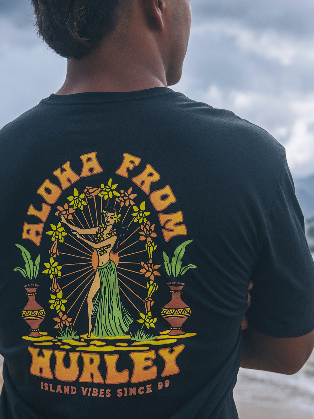 Island Time Short Sleeve | Hurley - Black