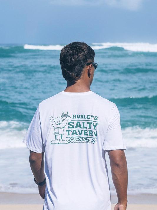 Salty Tavern Short Sleeve | Hurley - White