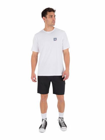 Corner Short Sleeve | Hurley - White