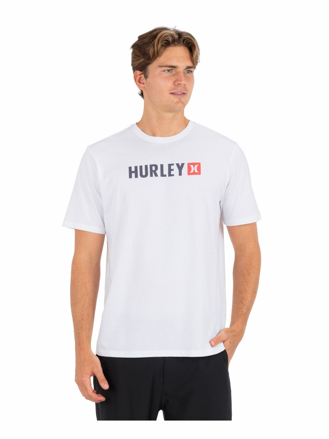 The Box Short Sleeve | Hurley - White