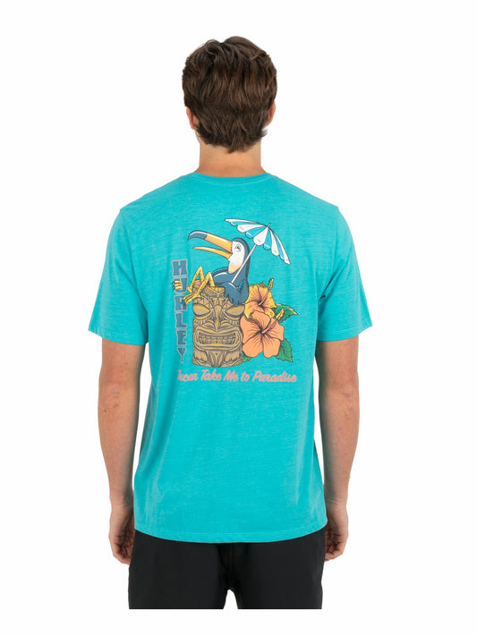 Sippin On Paradise Short Sleeve | Hurley - Barracuda Heather