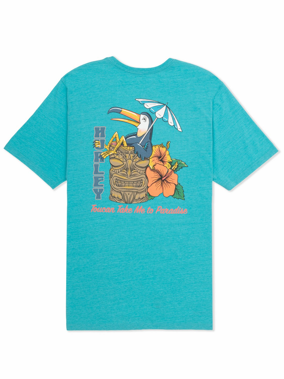 Sippin On Paradise Short Sleeve | Hurley - Barracuda Heather
