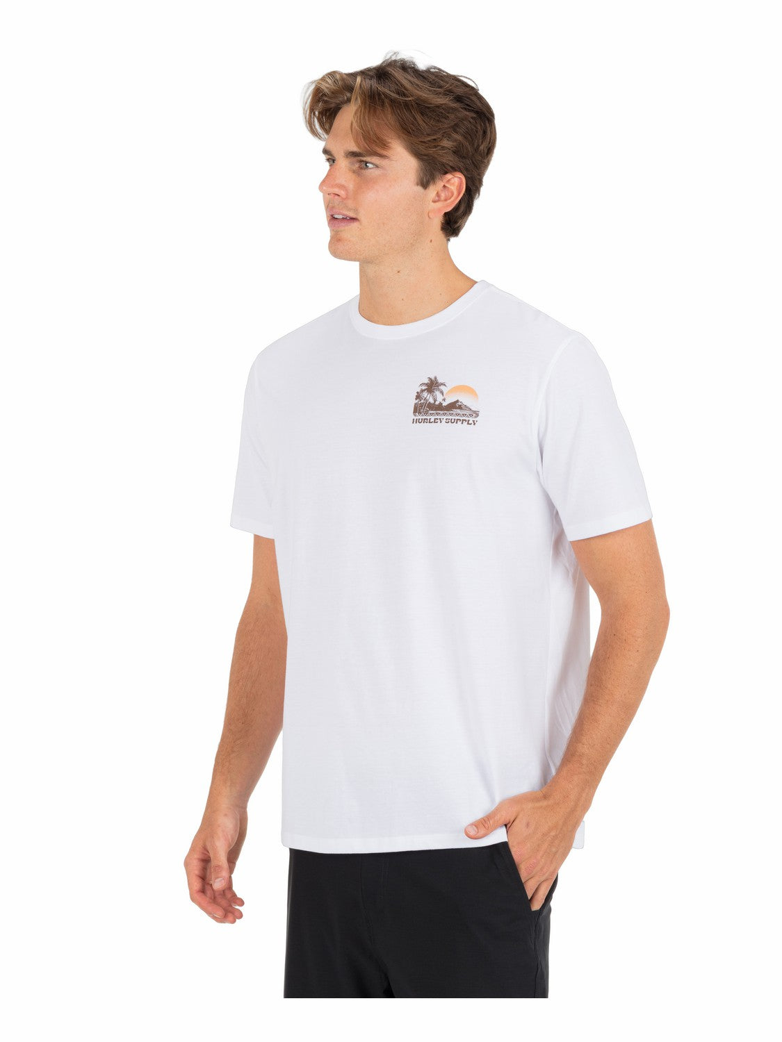 Island Scape Short Sleeve | Hurley - White