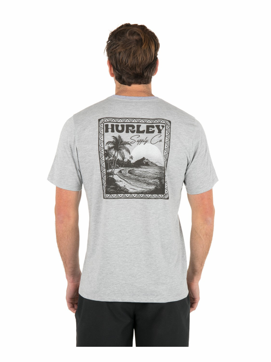 Island Scape Short Sleeve | Hurley - Dark Grey Heather
