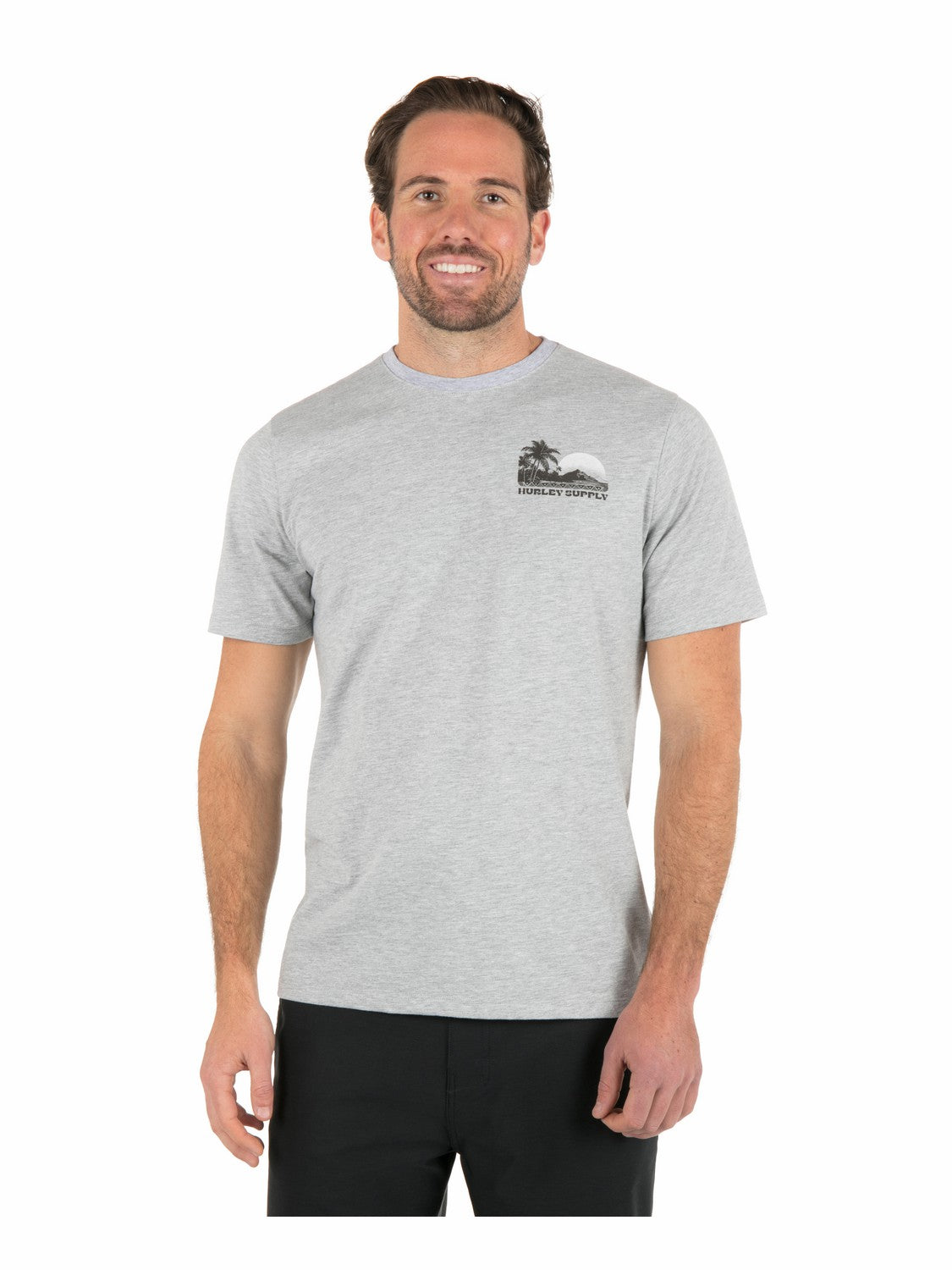 Island Scape Short Sleeve | Hurley - Dark Grey Heather