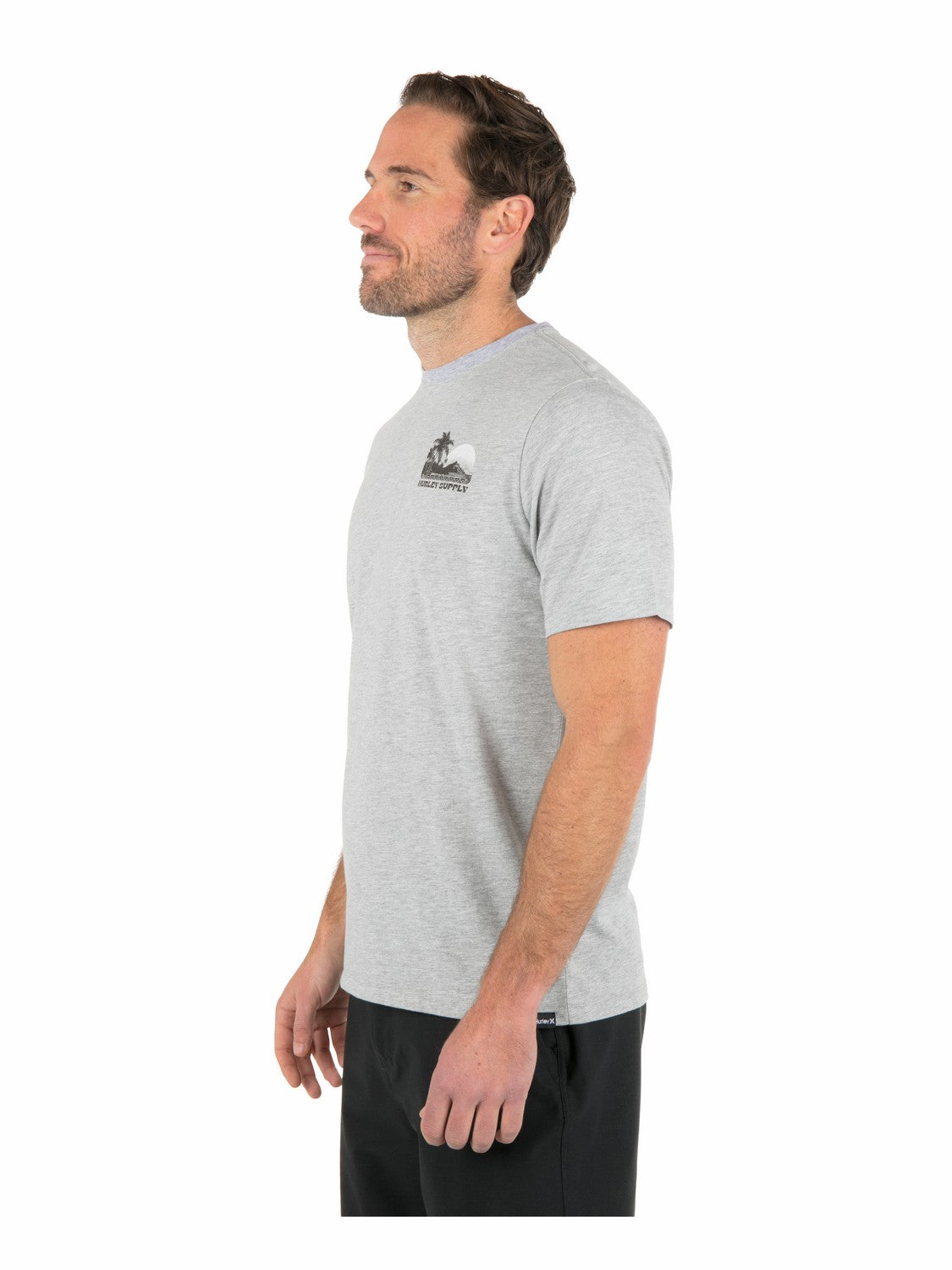 Island Scape Short Sleeve | Hurley - Dark Grey Heather