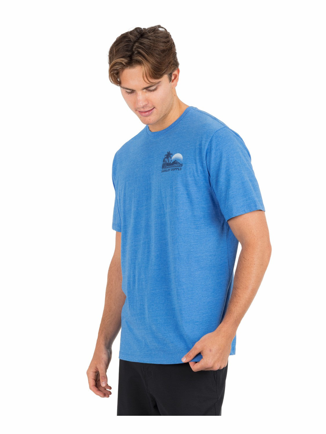 Island Scape Short Sleeve | Hurley - Seashore Heather