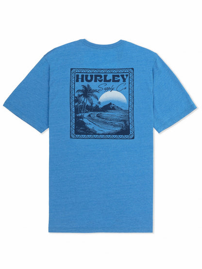 Island Scape Short Sleeve | Hurley - Seashore Heather