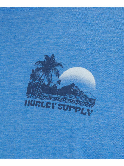 Island Scape Short Sleeve | Hurley - Seashore Heather