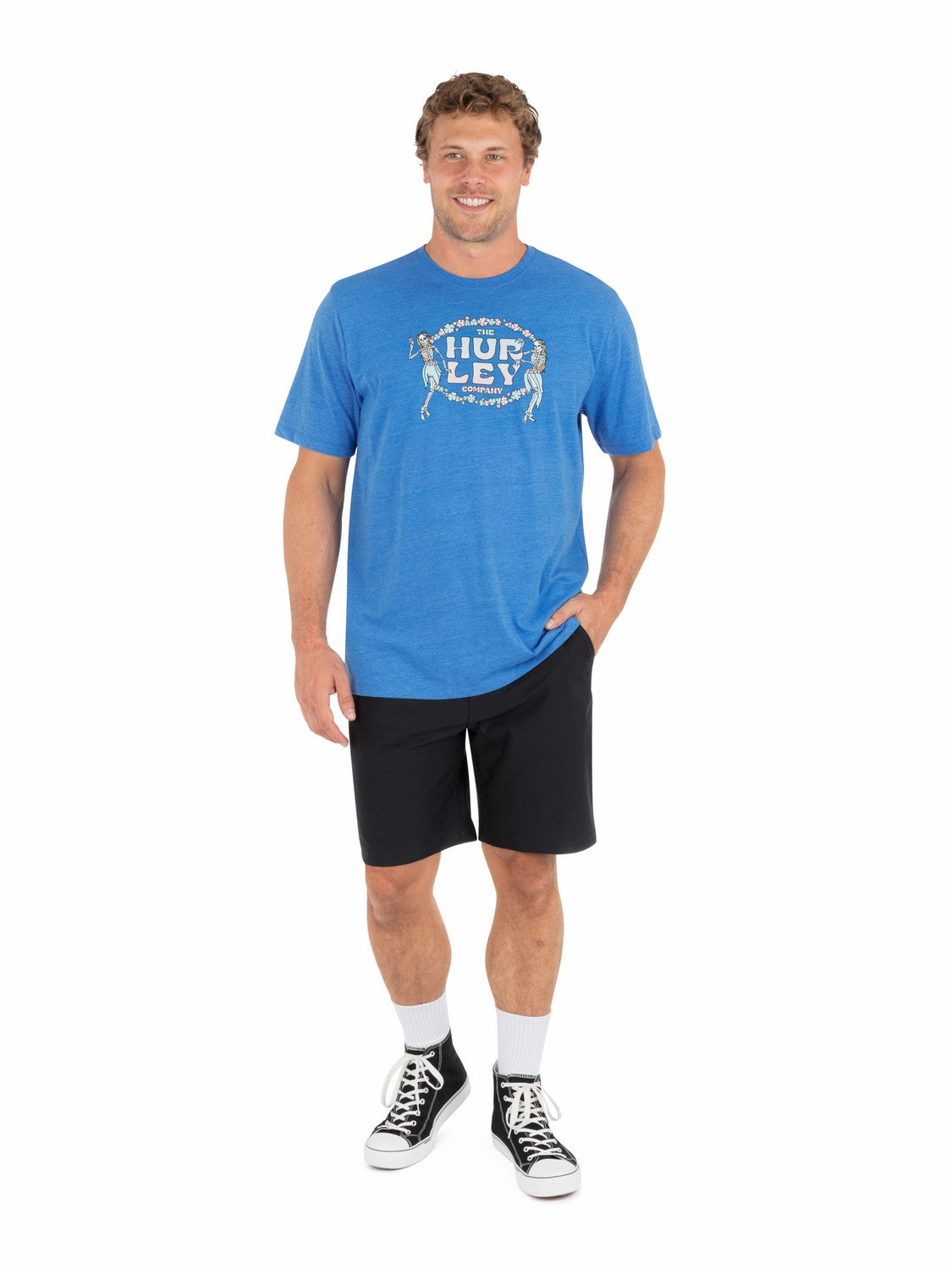 Skull Dancin Short Sleeve | Hurley - Seashore Heather