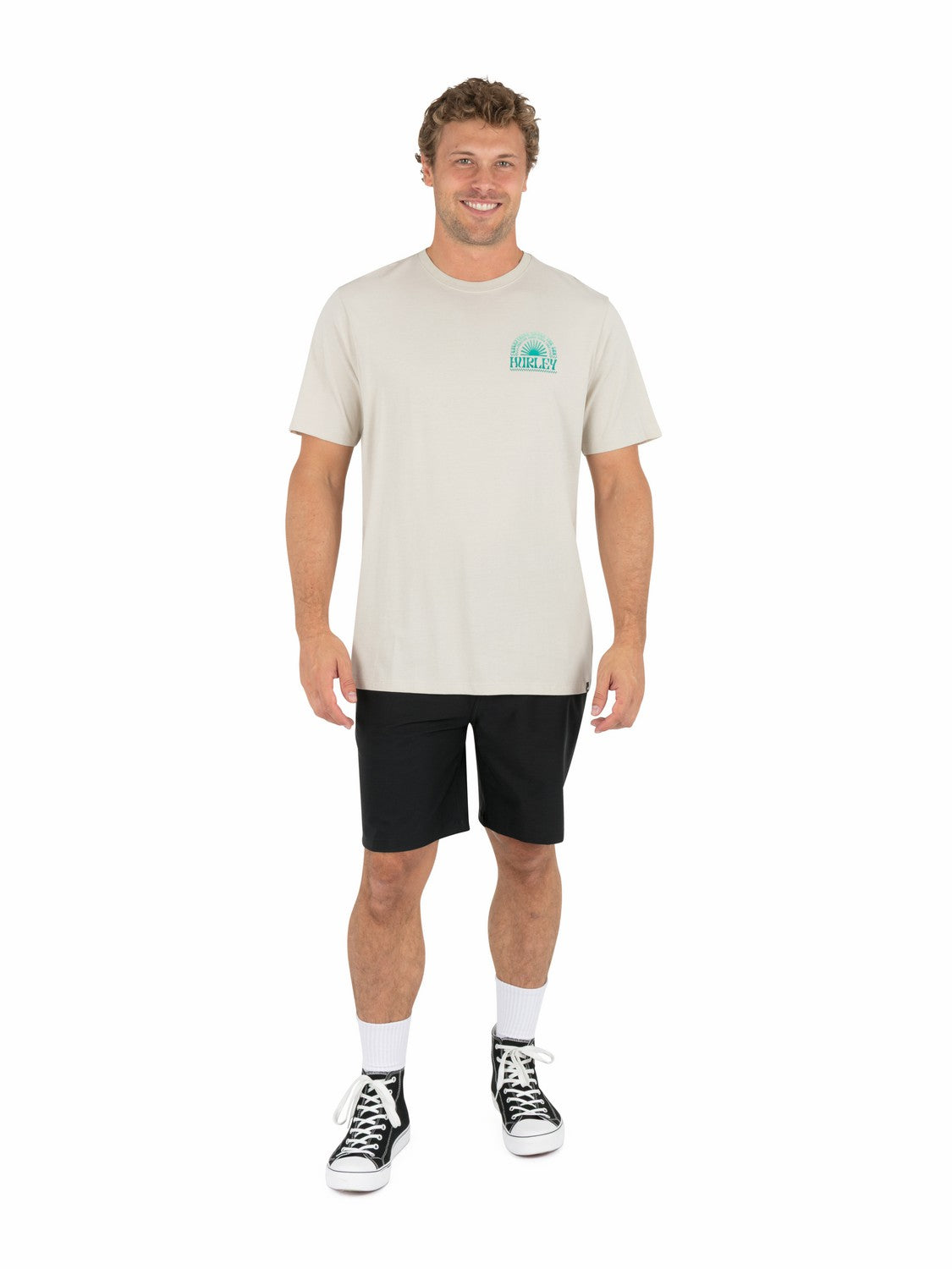Glyphic Short Sleeve | Hurley - Bone