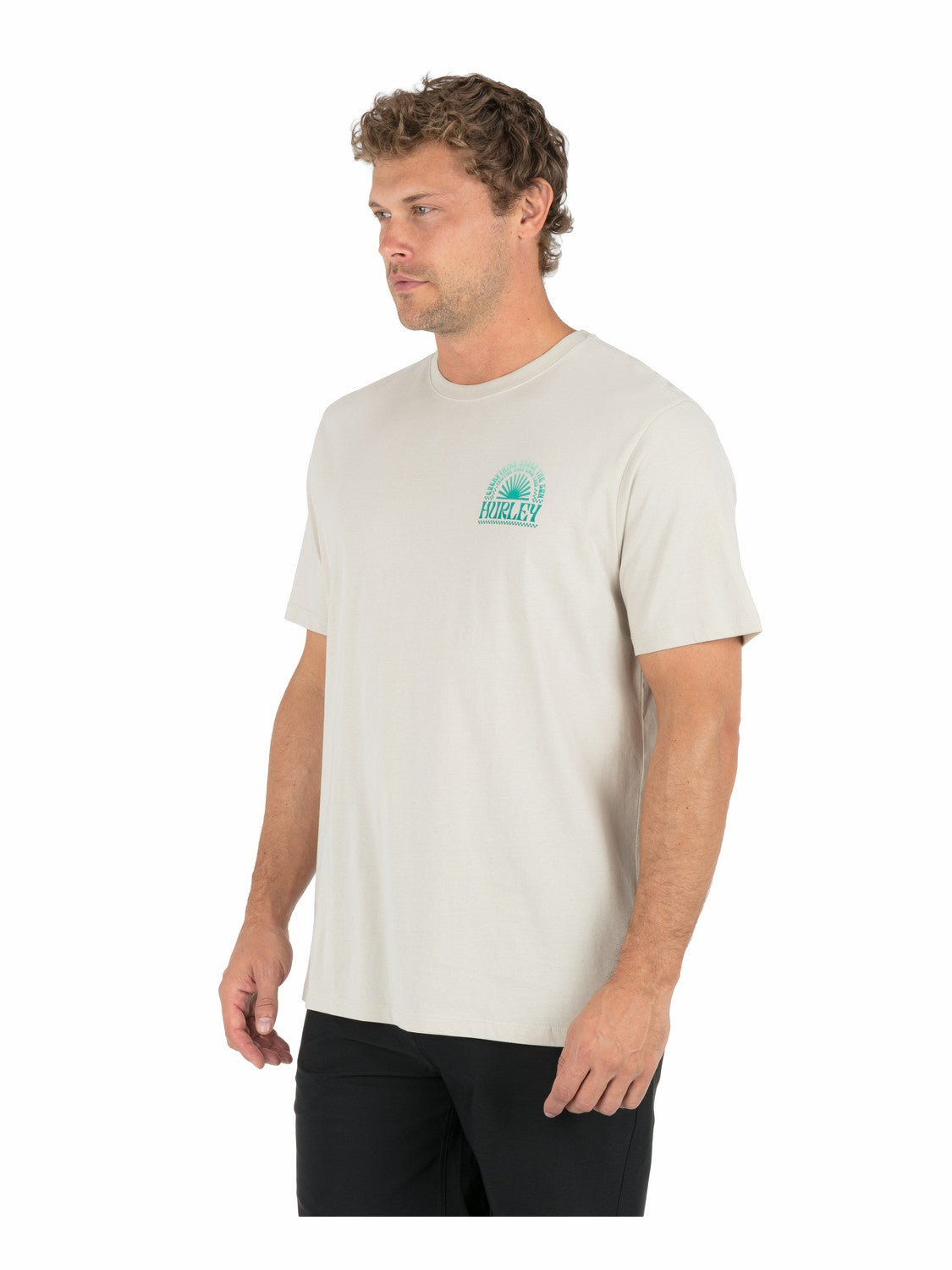 Glyphic Short Sleeve | Hurley - Bone